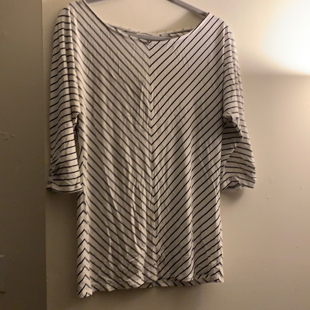 Pre-Owned White House Black Market Striped Top S